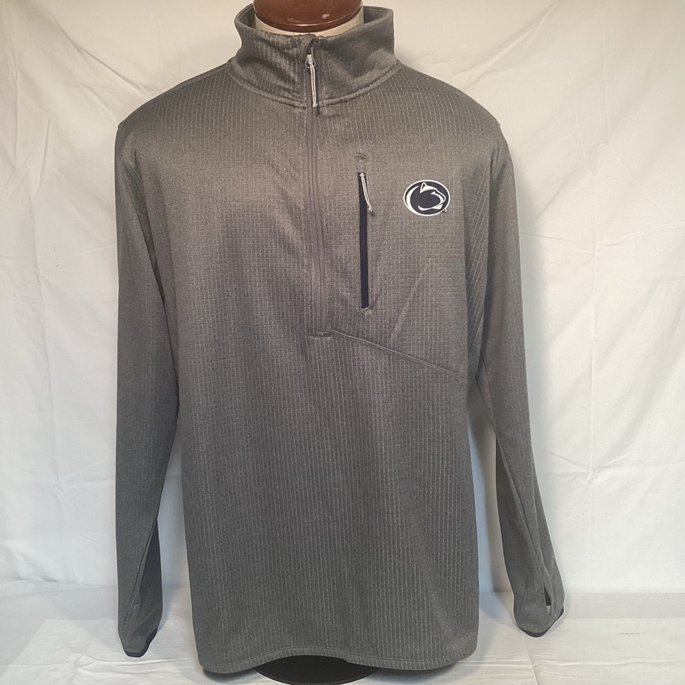 Penn State Nittany Lions Columbia Men's Gray Half-Zip Jacket Size XL